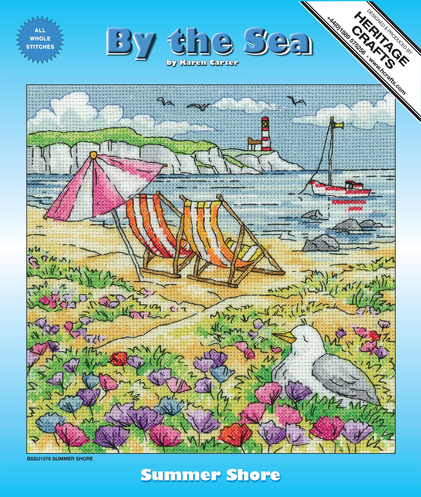 Summer Shore cross stitch kit - BSSU1578