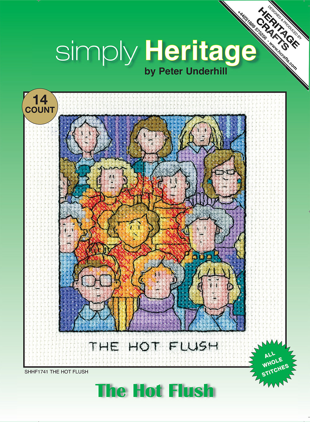 The Hot Flush cross stitch kit - SHHF1741