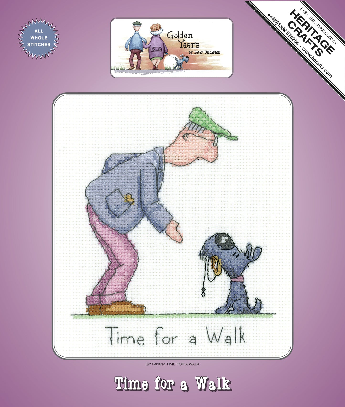 Time for a Walk cross stitch kit - GYTW1614