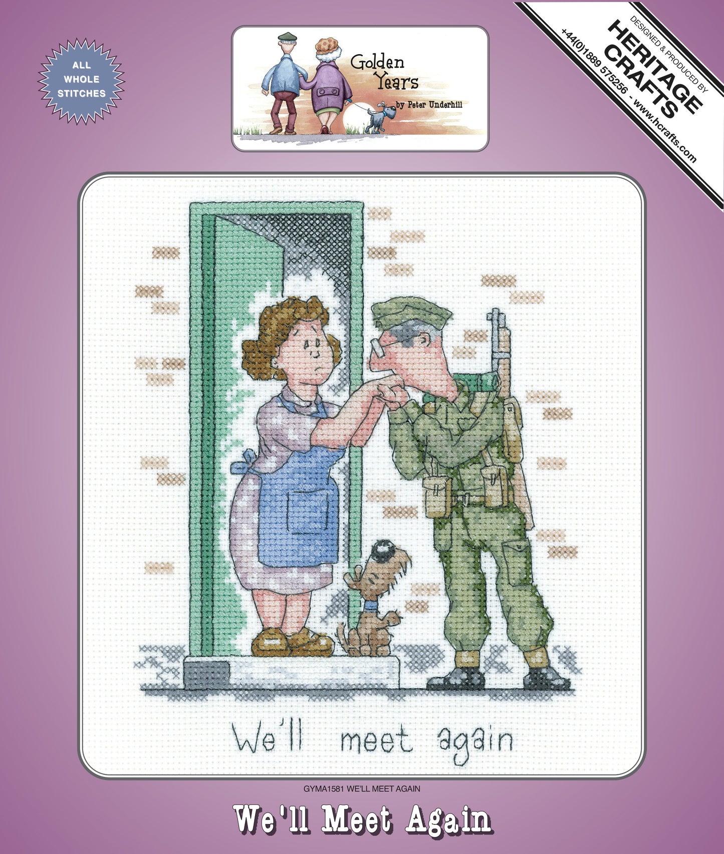 We'll Meet Again cross stitch kit - GYMA1581