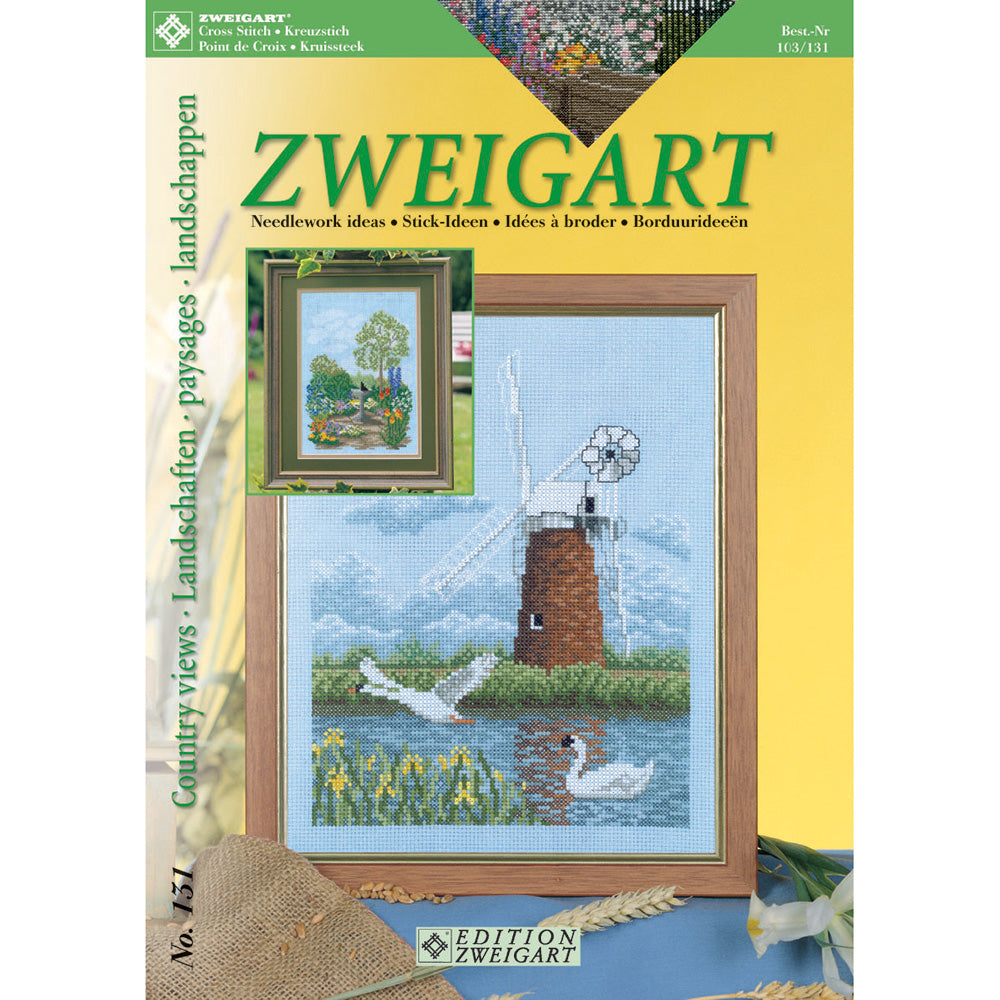 Zweigart Cross Stitch Ideas Booklet - #131 - "Country Views"