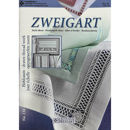 Zweigart Needlework Ideas Booklet - #134 - "Drawn Thread Work"