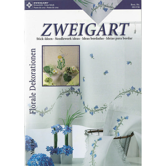 Zweigart Cross Stitch Ideas Booklet - #156 - "Floral Decoration"