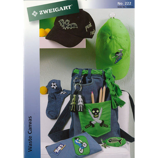 Zweigart Cross Stitch Ideas Booklet - #222 - "Waste Canvas"