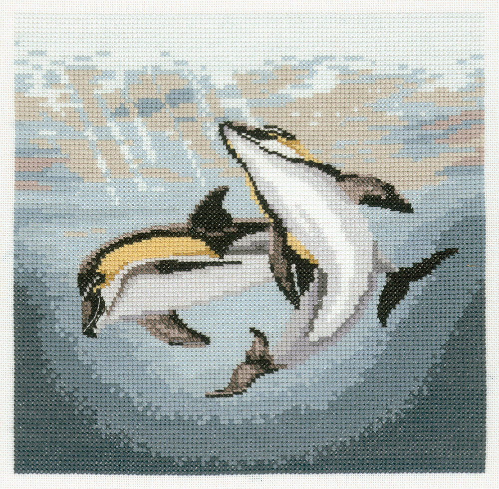 Dolphin Duo cross stitch chart pack - AMDD485C