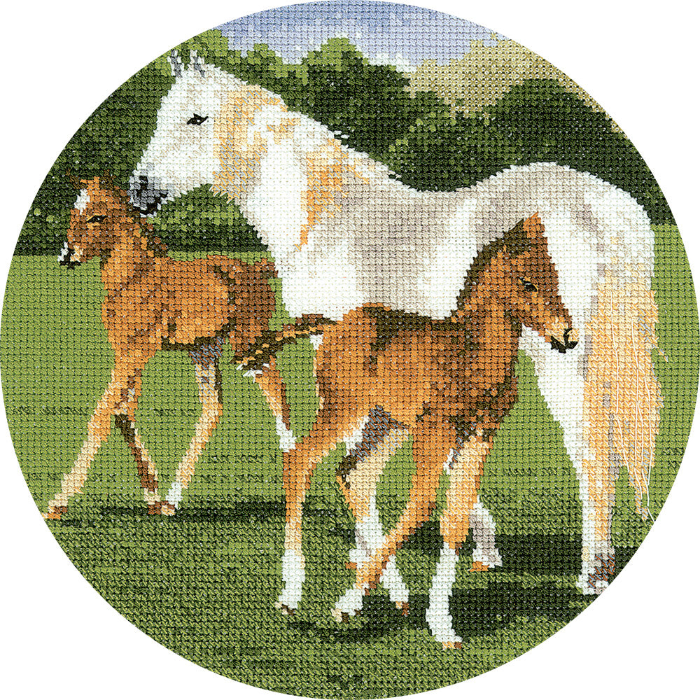 Horse Play cross stitch chart pack - AMHP447C