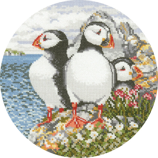 Puffin Patrol cross stitch kit - AMPP487