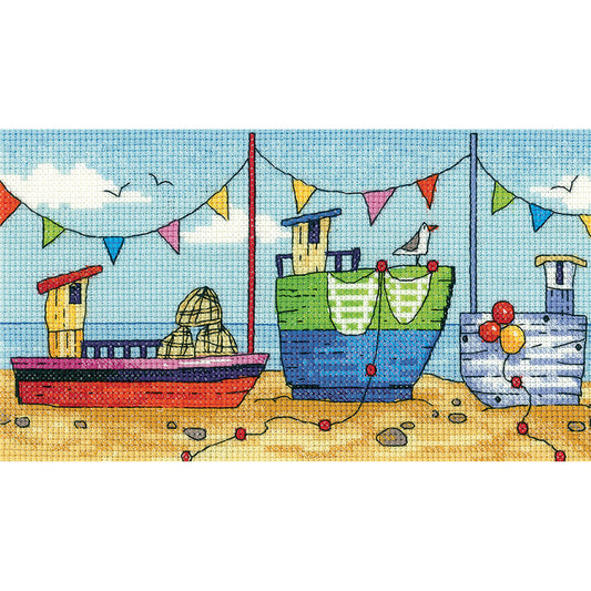 Boats cross stitch kit - BSBO1277