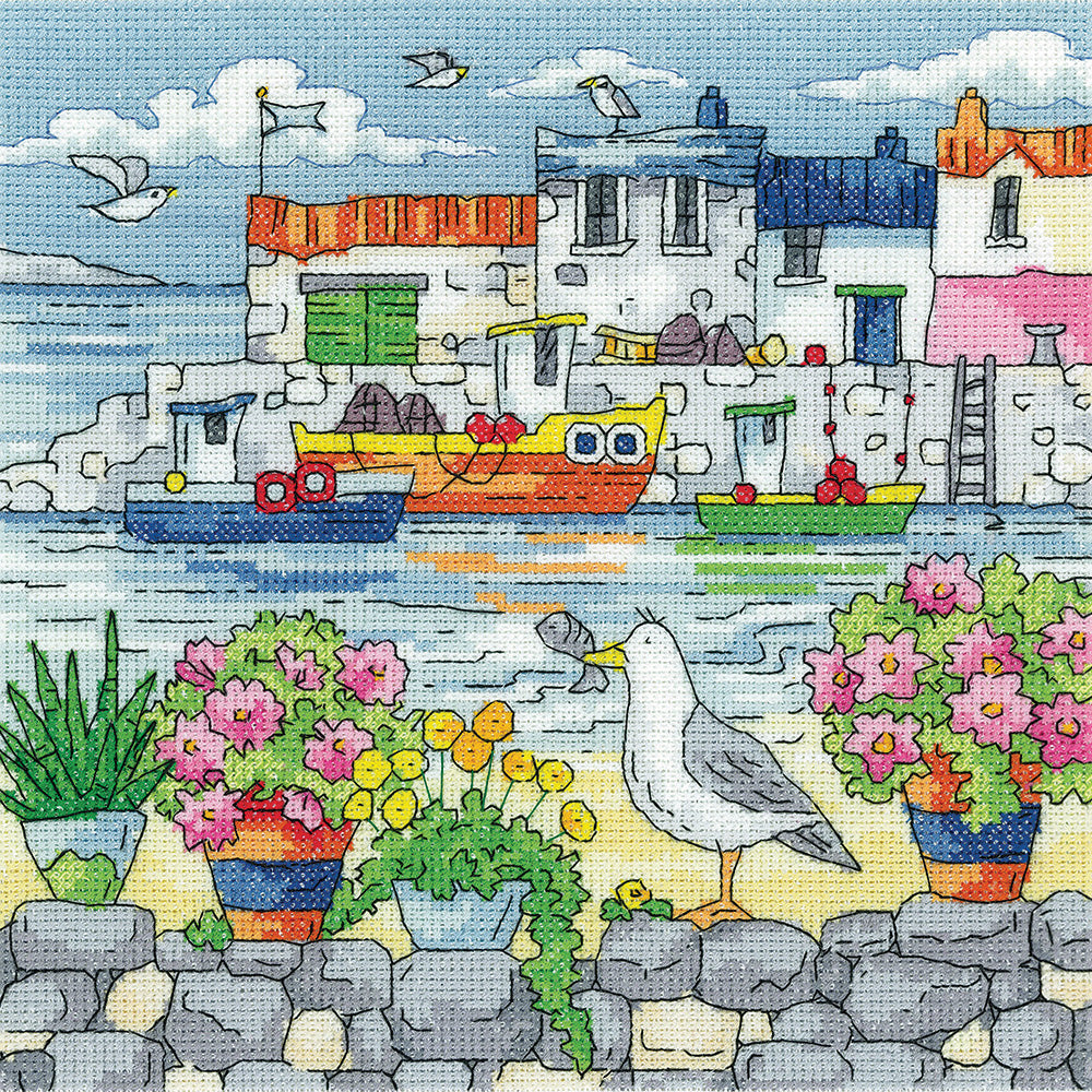 Geranium Shore cross stitch kit - BSGS1567