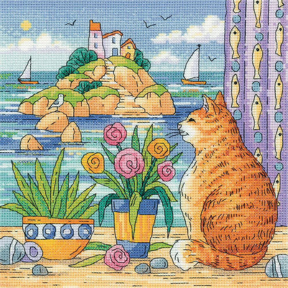 Island View cross stitch kit - BSIV1608