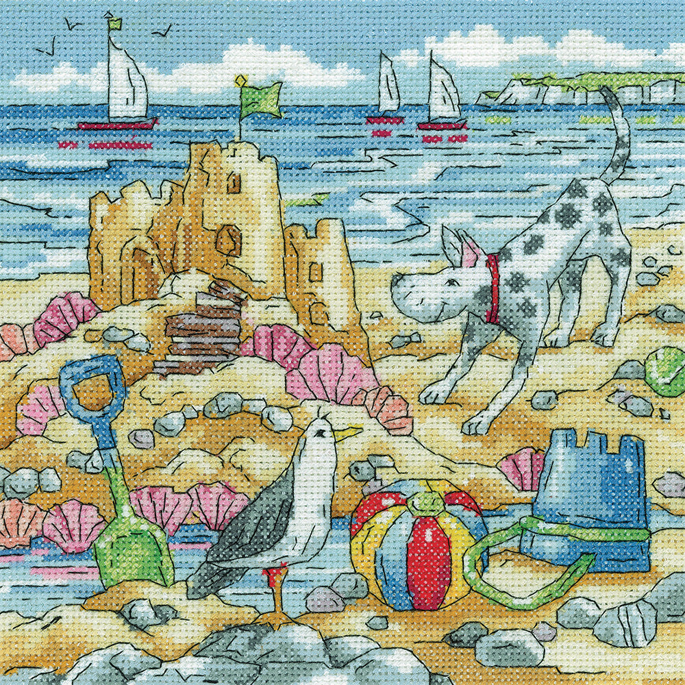 Sandcastle cross stitch kit - BSSC1624