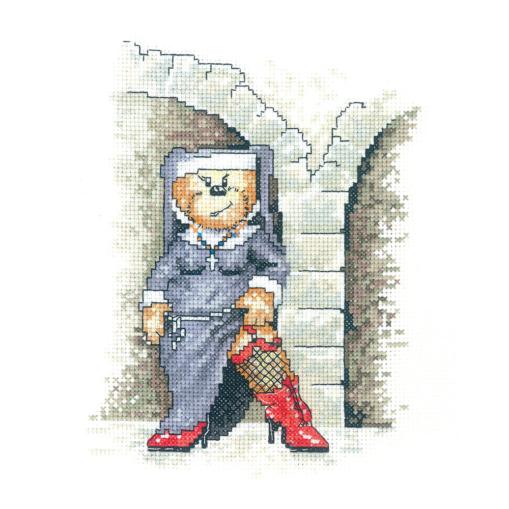 Naughty Nun (Theresa) cross stitch chart pack - BTNN1041C