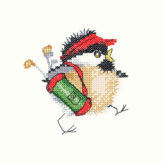 Golfing Chick cross stitch kit - CDGC839