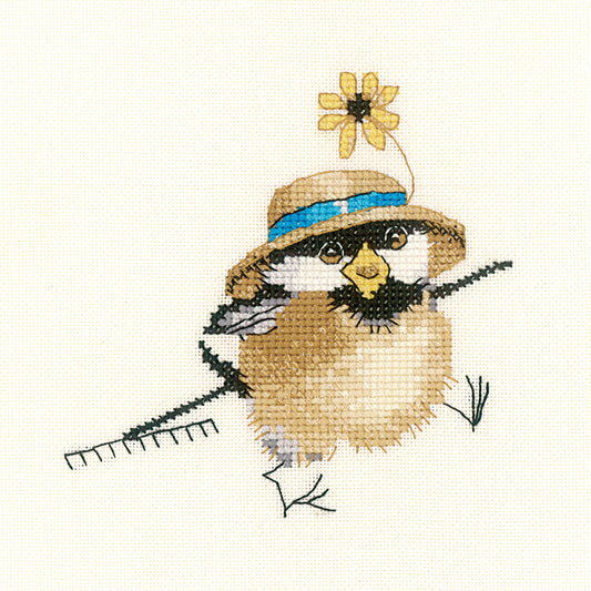 Gardener Chick cross stitch chart pack - CDGR865C