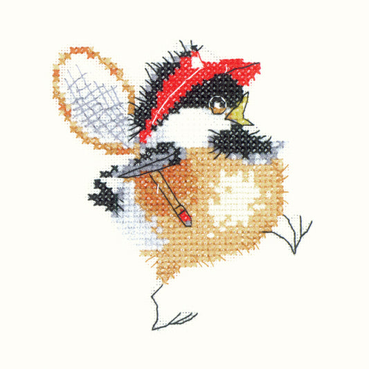 Tennis Chick cross stitch chart pack - CDTC841C