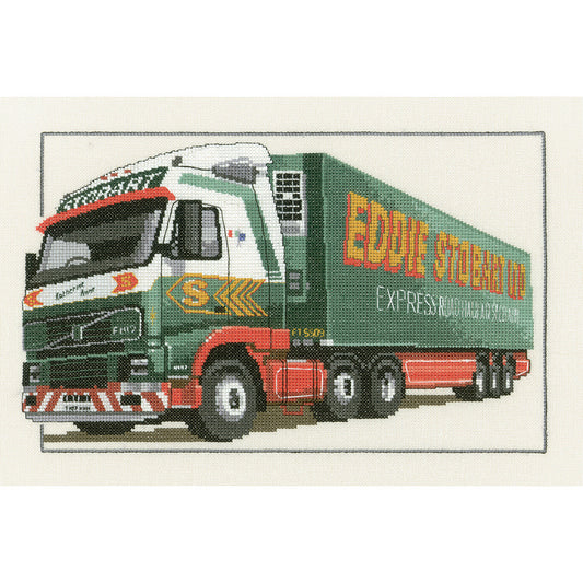 Eddie Stobart Volvo FH12 cross stitch chart pack - CED489C