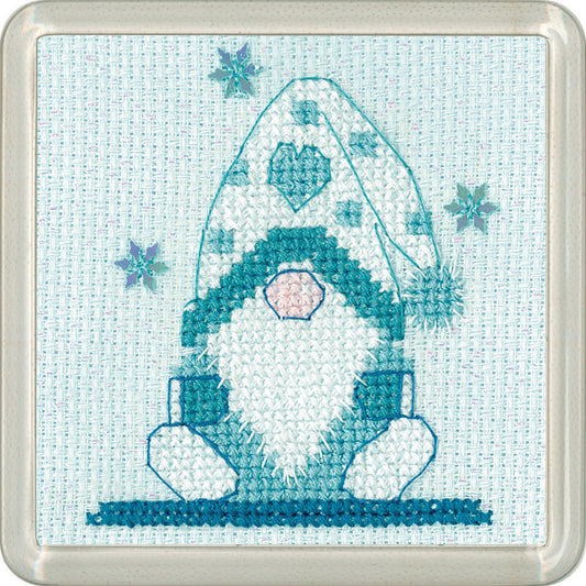 Gonk frosted cross stitch coaster kit - CFGO1857