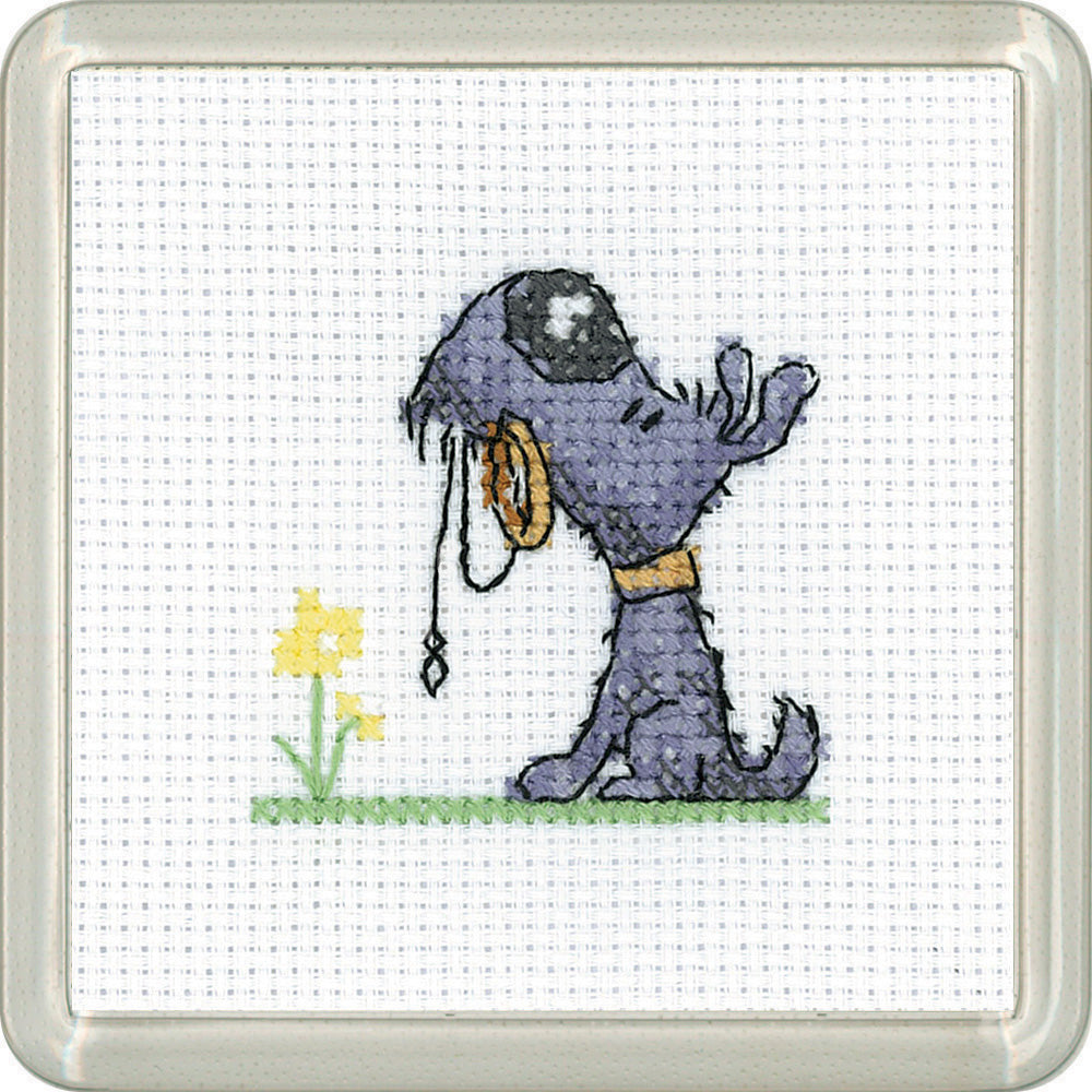 Walkies cross stitch coaster kit - CGWA1585