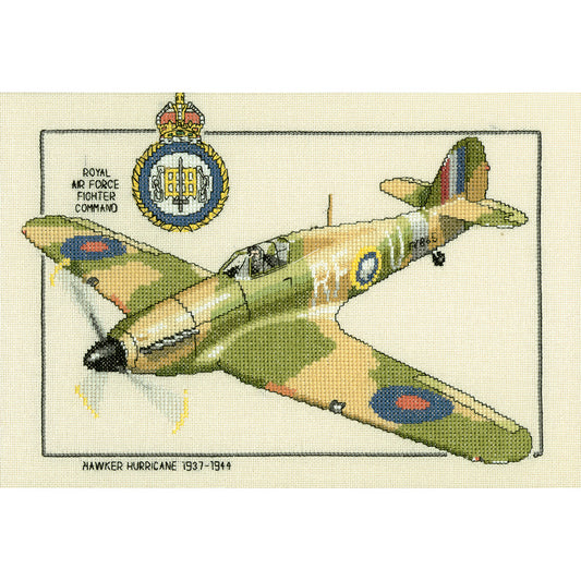 Hawker Hurricane cross stitch chart pack - CHH257C