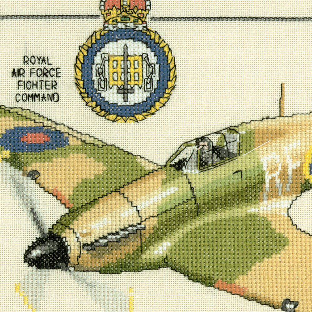 Hawker Hurricane cross stitch chart pack - CHH257C