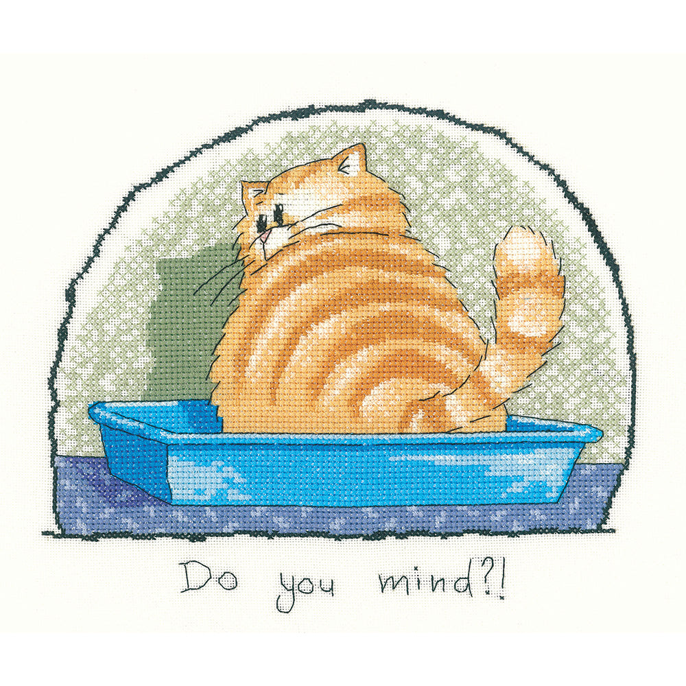 Do You Mind? cross stitch chart pack - CRDY616C