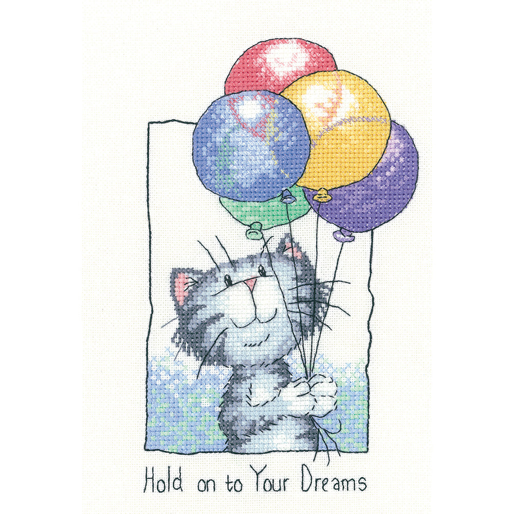 Hold On To Your Dreams cross stitch chart pack - CRHO1379C