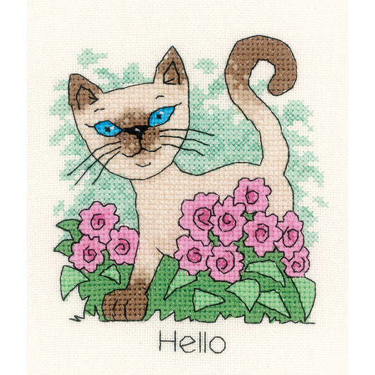 June Cat cross stitch chart pack - CRJN936C