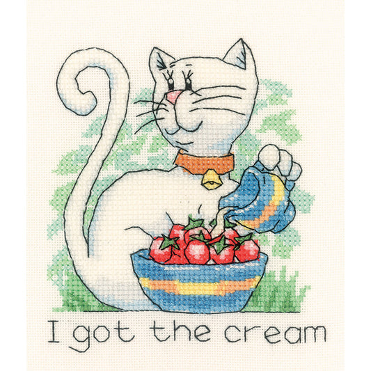 July Cat cross stitch chart pack - CRJY937C