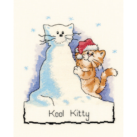 Kool Kitty cross stitch chart pack - CRKK919C