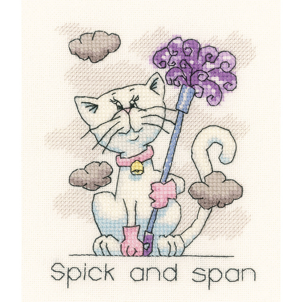 March Cat cross stitch chart pack - CRMC933C