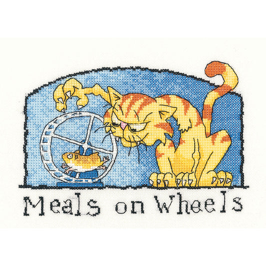 Meals on Wheels cross stitch chart pack - CRMW984C