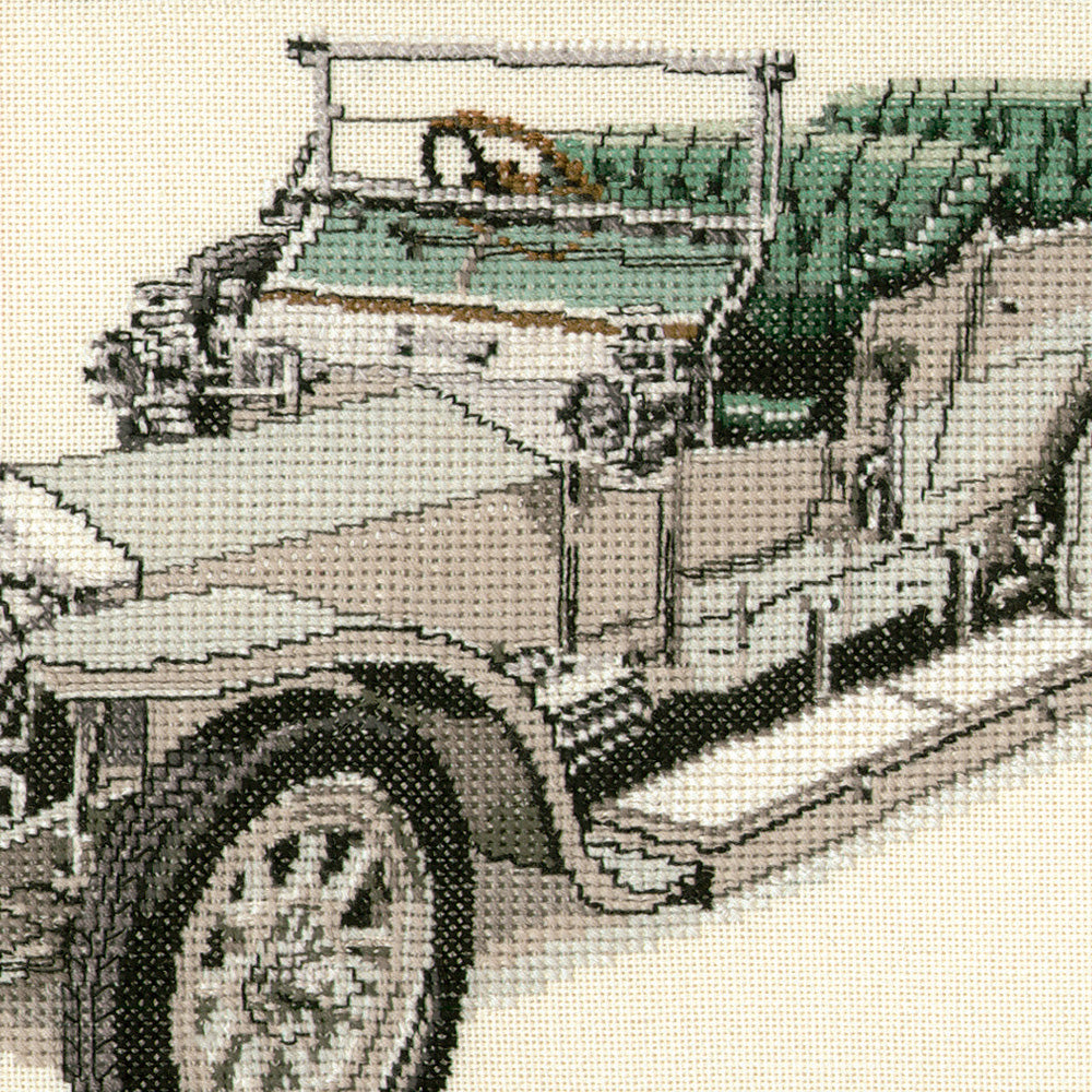 1907 Rolls Royce Silver Ghost cross stitch chart pack - CRR114C