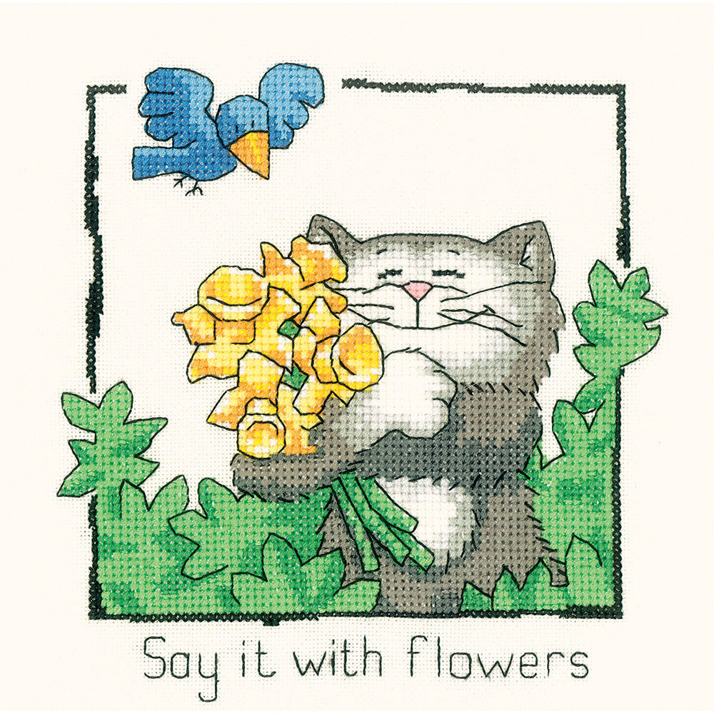 Say It With Flowers cross stitch chart pack - CRSF911C