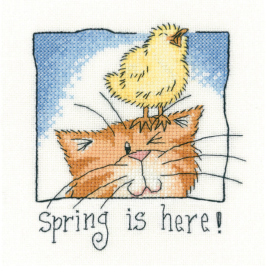 Spring is Here cross stitch chart pack - CRSH1304C