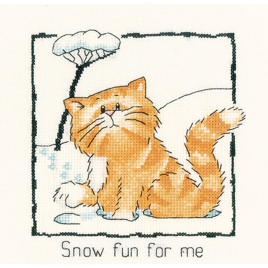 Snow Fun For Me cross stitch chart pack - CRSN914C