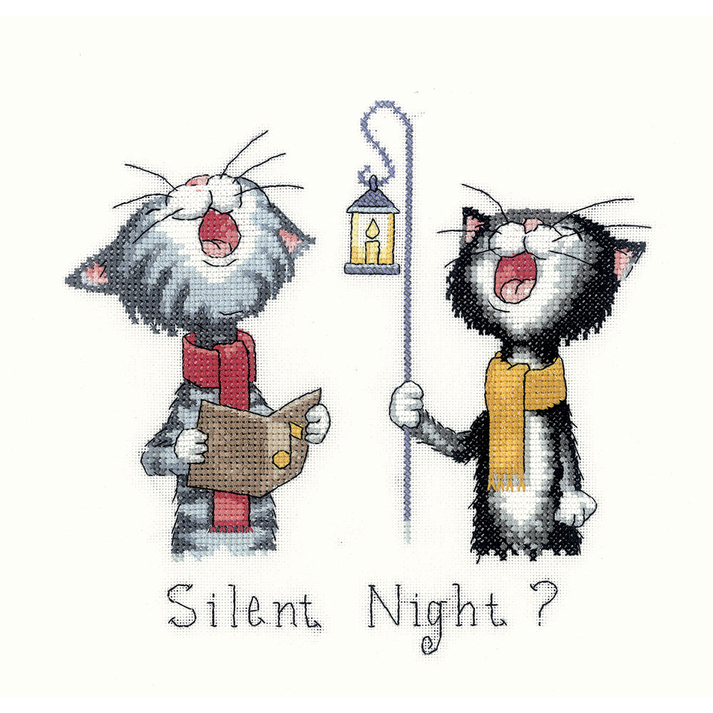 Silent Night cross stitch chart pack - CRST1052C