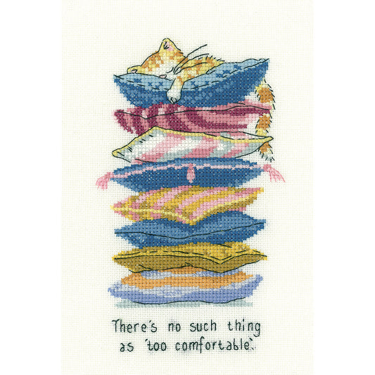 Too Comfortable cross stitch chart pack - CRTF1123C