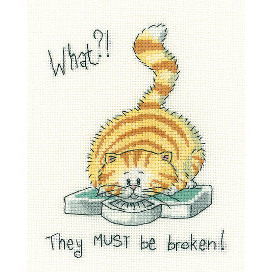 What? cross stitch chart pack - CRWH1124C