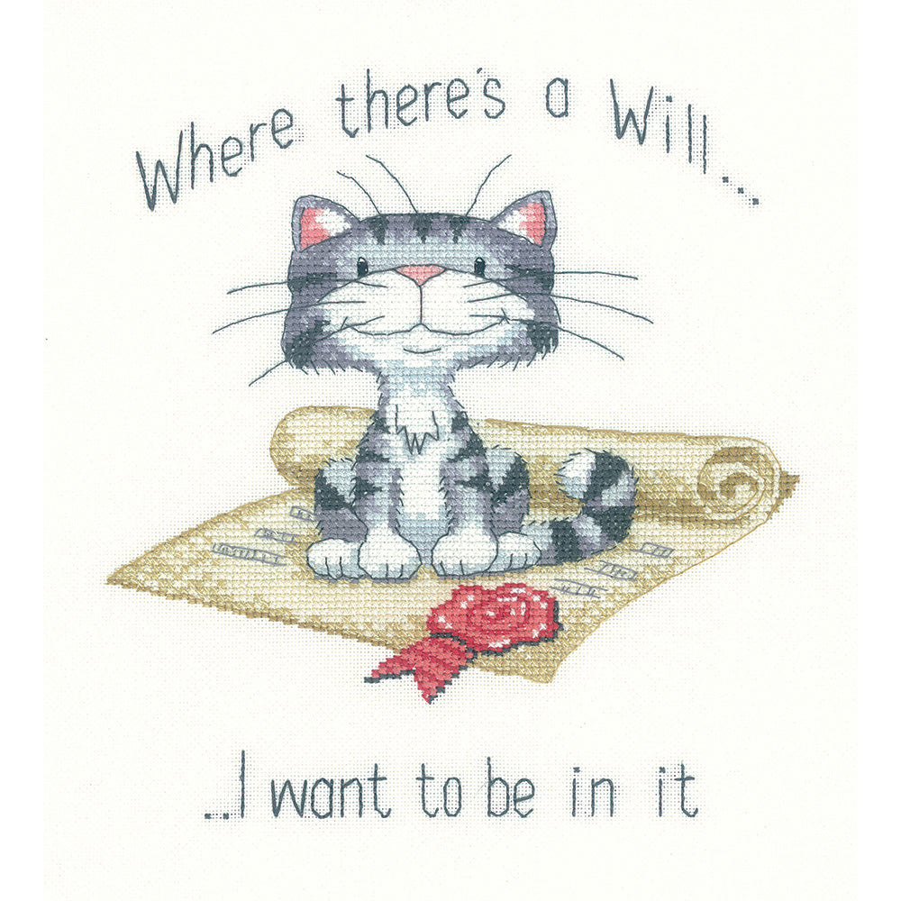 Where There's A Will cross stitch chart pack - CRWW1201C