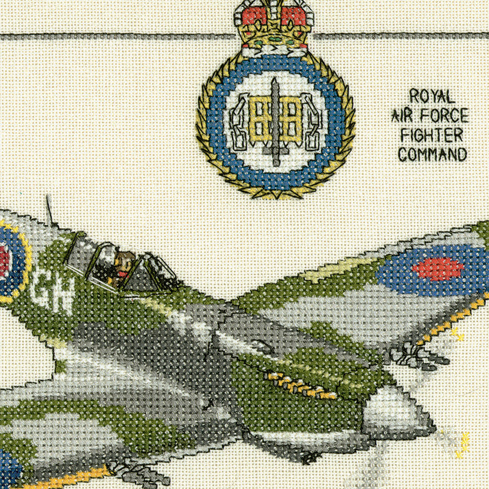 Supermarine Spitfire cross stitch kit - CSF165