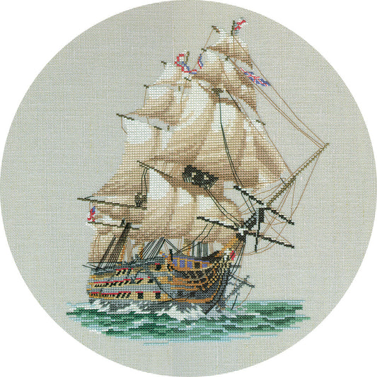 HMS Victory cross stitch chart pack - CVY309C