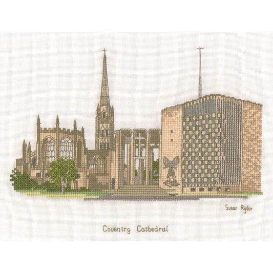 Coventry Cathedral cross stitch chart pack - CY222C