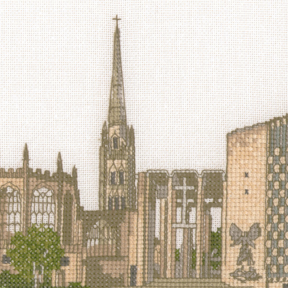 Coventry Cathedral cross stitch chart pack - CY222C