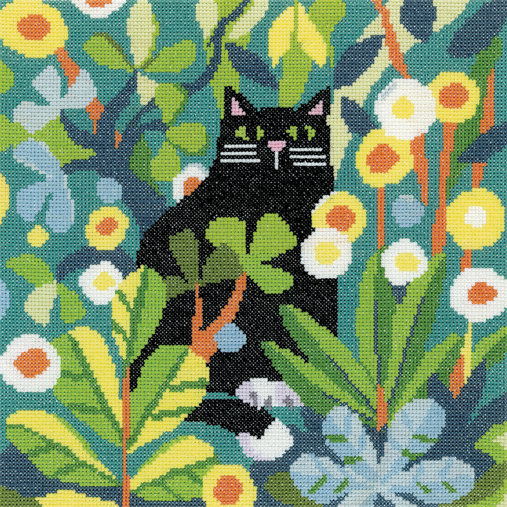 Black Cat cross stitch kit - CZBC1682