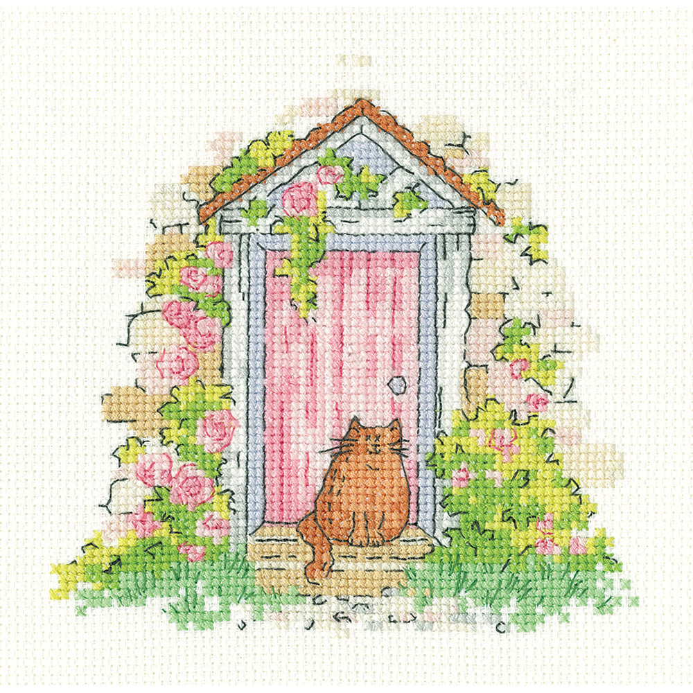 Roses and Whiskers cross stitch kit - CZRW1892