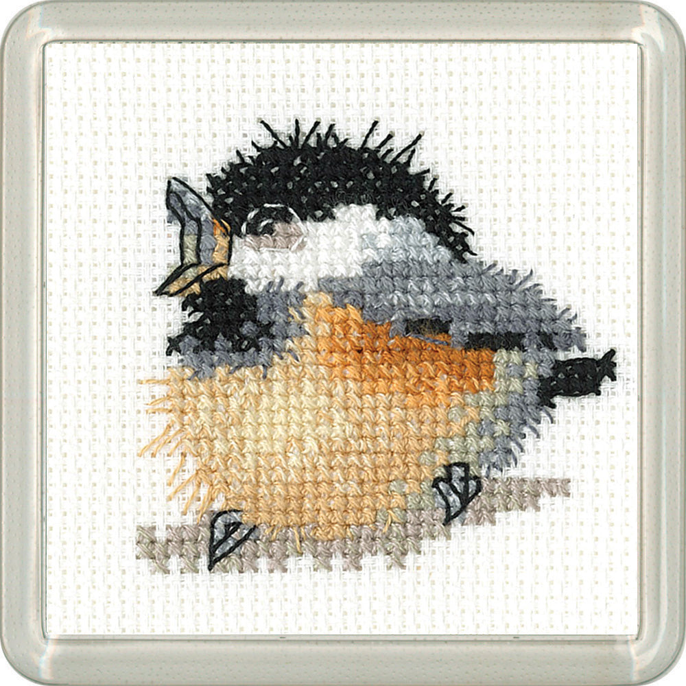 Blossom cross stitch coaster kit - ECBL1695