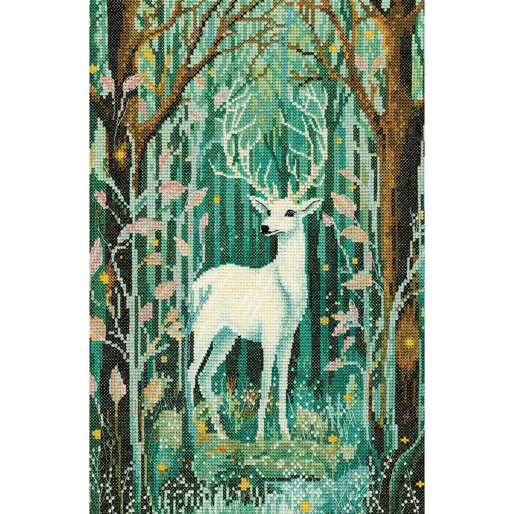 White Hart cross stitch kit - ESWH1751