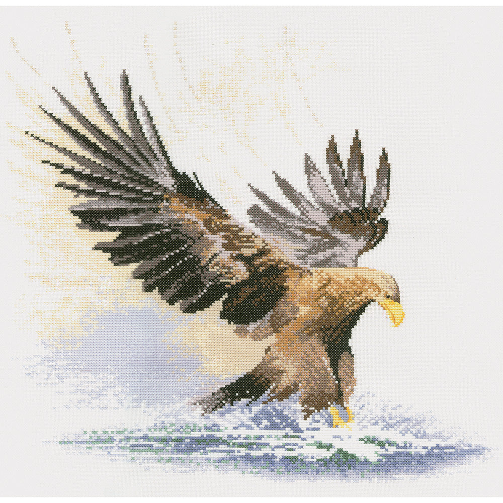 Eagle in Flight cross stitch kit - FFEF481