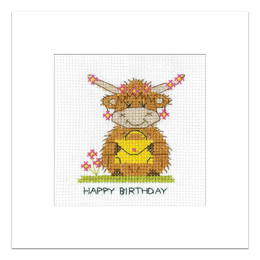 Highland Handbag Greeting Card cross stitch kit - GDHB1897