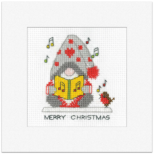 Gonk Christmas Carol Greeting Card cross stitch kit - GOCA1930